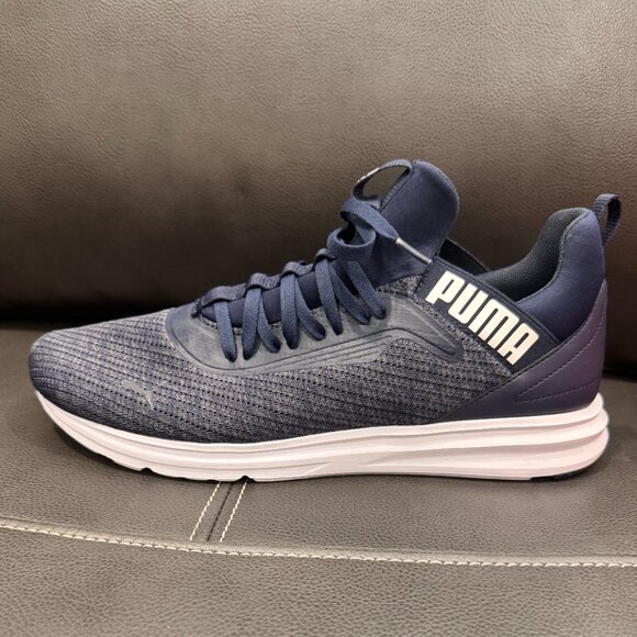 NIB Puma Enzo Beta Woven V3 Soft Foam+ Mens Blue Size 12 - Picture 2 of 5